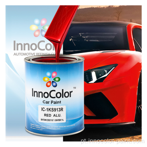 Radiant Red Chemical Resistente a produtos metálicos de pintura de carro